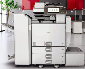 Ricoh multifunction printer in modern office - managed print services central west NSW